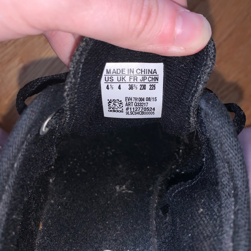 All Black Adidas Seeley Skate Shoes View 5
